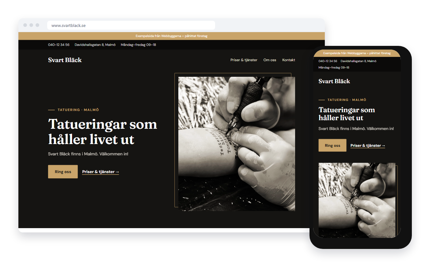 Svart Bläck